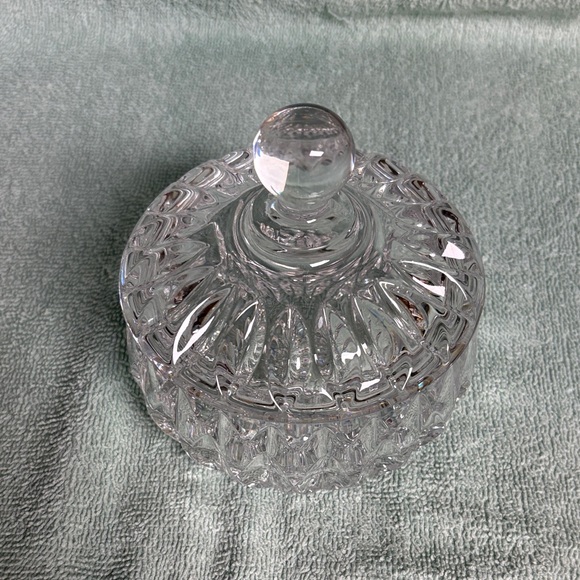 Gorham Clear Crystal Candy Dish Vintage Althea Pattern - Picture 2 of 8